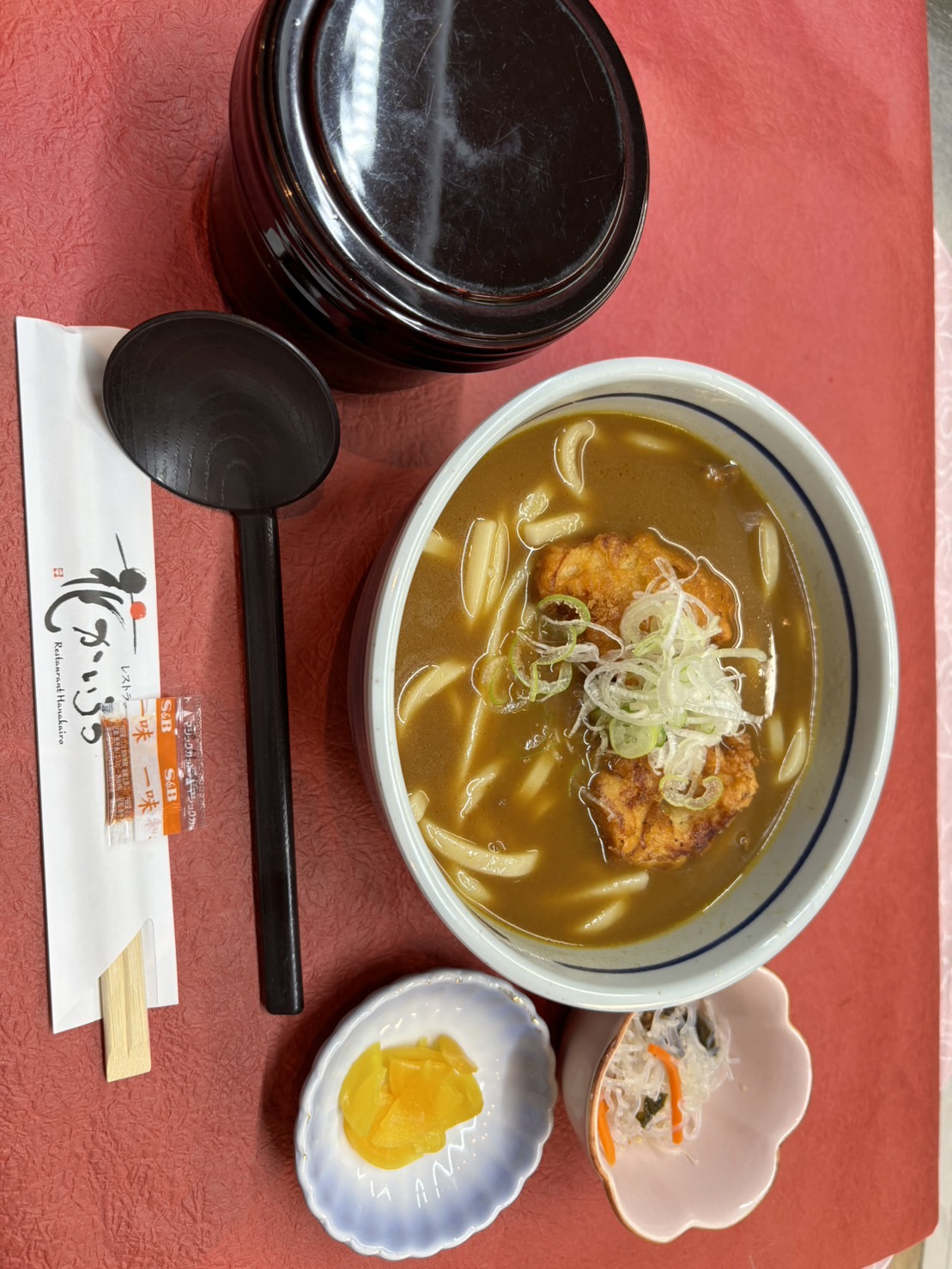 カレーうどん定食