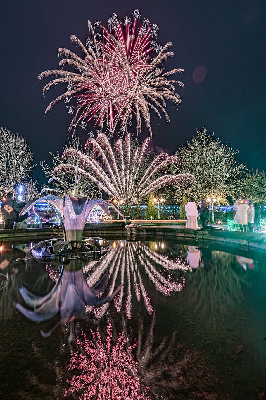 招待作家　静かな噴水