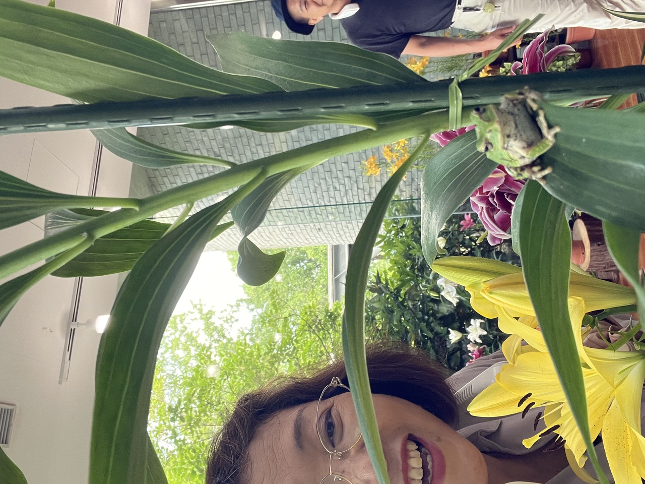 ゆりの館でスリーショット