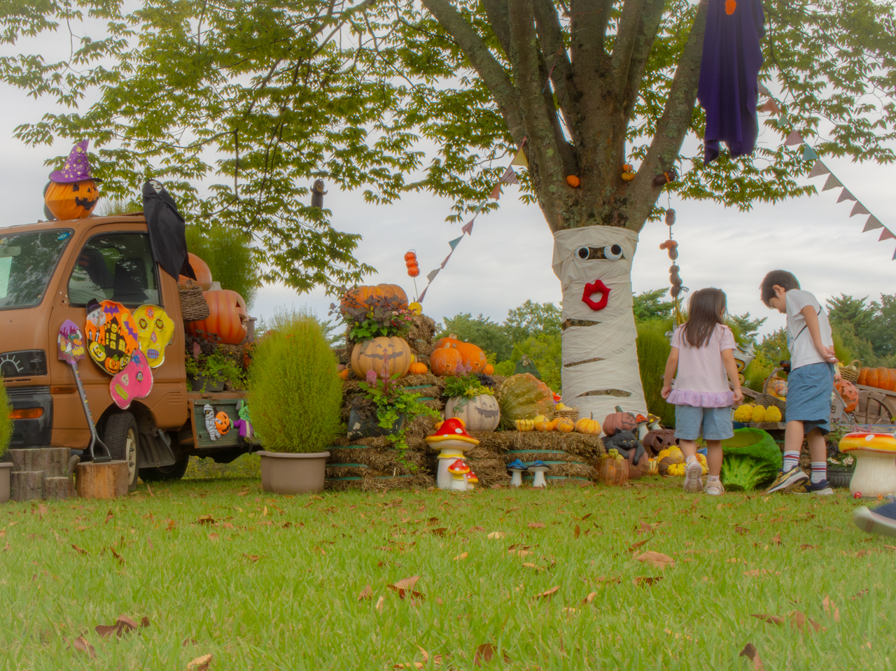 ハロウィンでウキウキ