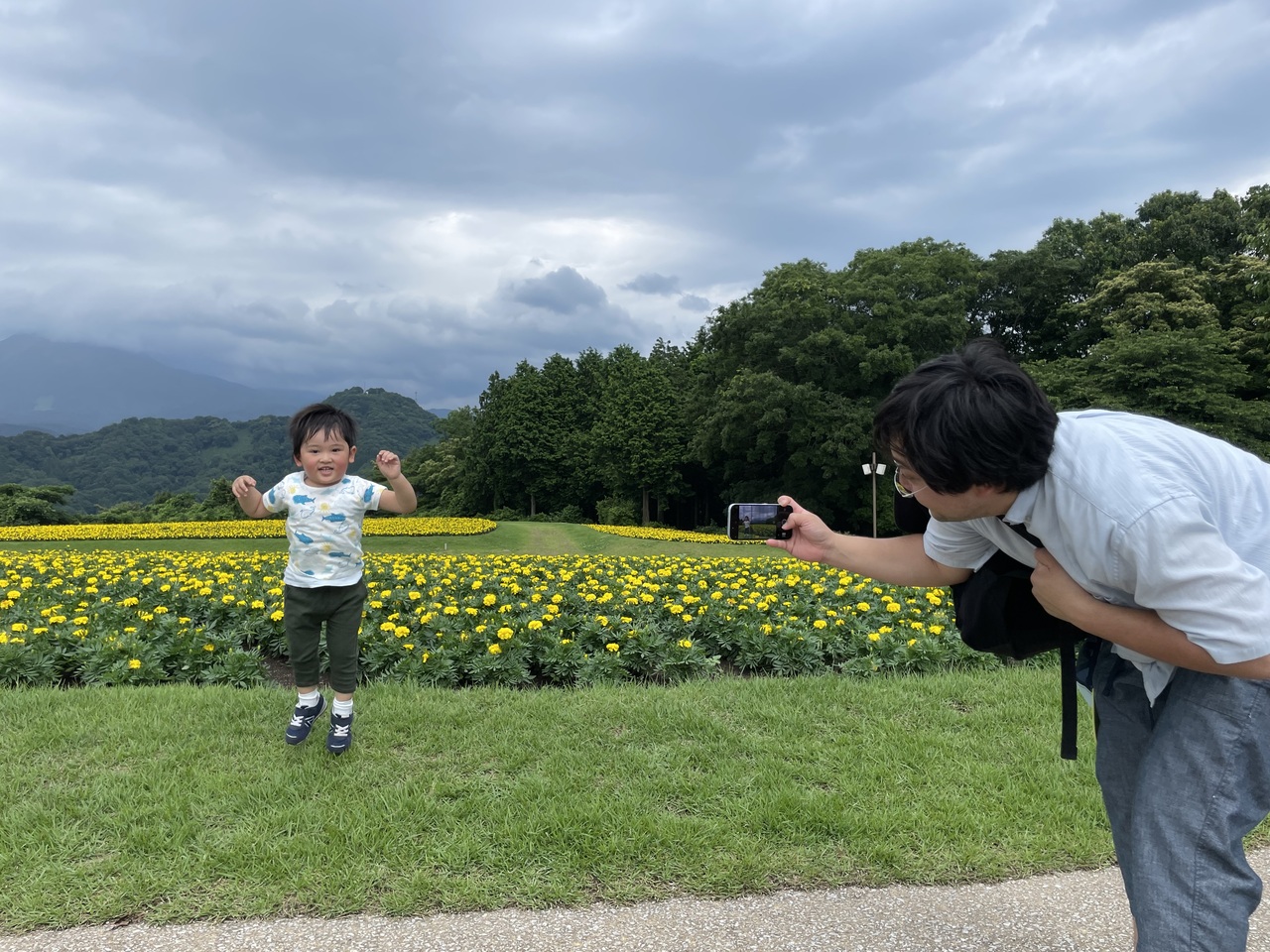 パパ、ぼくも撮って！！！