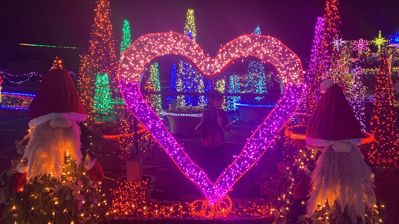 サンタさんの鐘鳴らしたよ